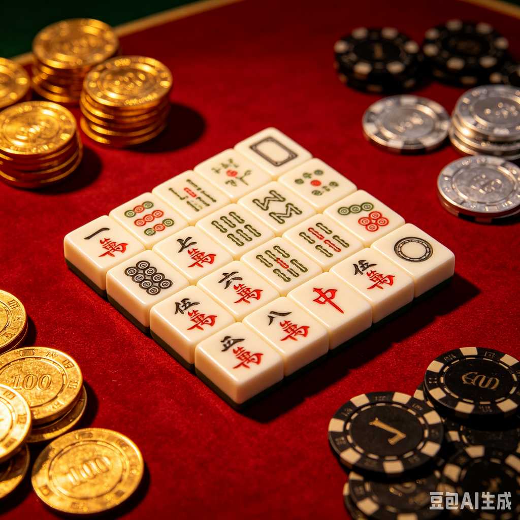 bright print mahjong tiles